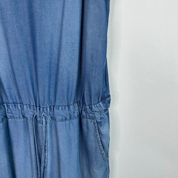 Splendid Light Blue Chambray Jumpsuit - Picture 4 of 10